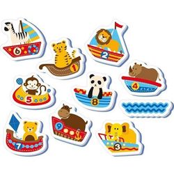 купить Аксессуар для купания Nuby NV08006 Набор игрушек для купания Животные (10 ед.),(12+) в Кишинёве 