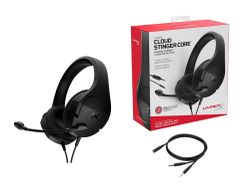 Gaming Headset HyperX Stinger Core, 40mm driver, 16 Ohm, 20-20000hz, 99db, 215g, 3.5mm(4 pin)