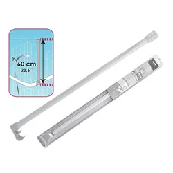 cumpără Bară pentru perdea de duș MSV 41052 Suport pentru bara de colt 60cm, alb, aluminiu în Chișinău 