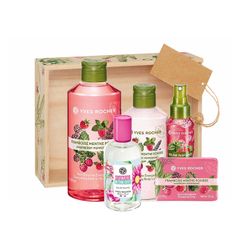 LES PLAISIRS NATURE - Set îngrijirea corpului Zmeură & Mentă