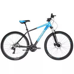 купить Велосипед Crosser MT-041 29" 19 21S Shimano+Logan Hidraulic Black/Blue в Кишинёве 