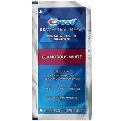 1 ПАКЕТ - 2 ПОЛОСКИ GLAMOROUS WHITE 3D WHITE