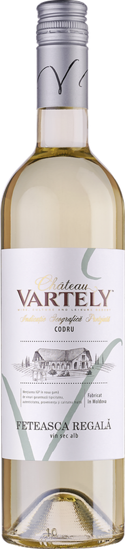 Вино Feteasca Regală Château Vartely IGP, белое сухое, 0.75 Л