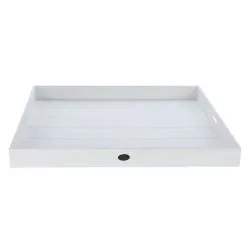 купить Поднос/столик кухонный Excellent Houseware 47739.1 Tava de servire 58X48 cm, alb, din lemn в Кишинёве 