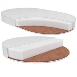 Saltea ovală+rotundă pentru copii Oliver 75x75, 125x75cm