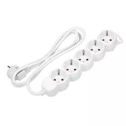 купить Удлинитель электрический ORNO ges1gs10m 5 locuri 5m alb в Кишинёве 