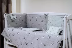 cumpără Lenjerie de pat pentru copii PernaMea Set lenjerie 8 piese Baby Panda Turcoaz (PM.100262/2) în Chișinău 