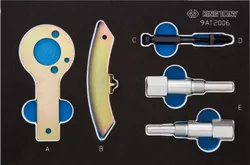 cumpără Set de tubulare, bite, duze King Tony 9AT2006E набор фиксаторов дизель Lancia, Alfa Romeo, Fiat în Chișinău 