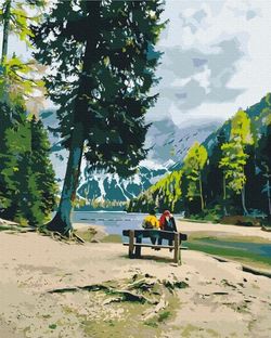 cumpără Tablou pe numere BrushMe BS53778FC 40x50 сm (fără cutie) Călători în Chișinău 