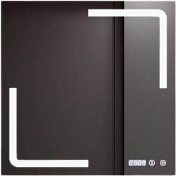 купить Зеркало для ванной Bayro Edge 600x600 LED touch c подогрев, часы, термометр в Кишинёве 