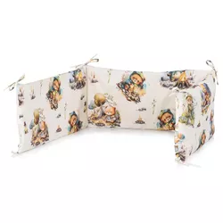 cumpără Protecție laterală pentru pătuț Chipolino SPBUMP02503 Bear in the forest 30/180cm în Chișinău 