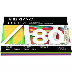 купить Бумага офисная Fabriano 19100809 Hartie Colore А4, 80g/m2, 250 foi mixt intensiv в Кишинёве 