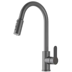 купить Смеситель кухонный Backer HIX 3281 Gun Gray в Кишинёве 