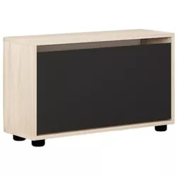купить Полка для обуви Mobildor-Lux Leo 100x27x47H cm Sonoma/Anthracite в Кишинёве 