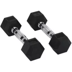 купить Гантель PX Sport 10229 Gantera Rubber Hex Dumbbells 12.5kg, DB139-12.5 в Кишинёве 