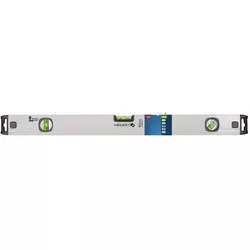 купить Уровень Hoegert Алюминиевый уровень 80 см (3 пузырька) с вертикальным визиром HT4M009 в Кишинёве 