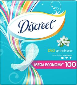Ежедневные прокладки  Discret eco 100шт Spring breeze