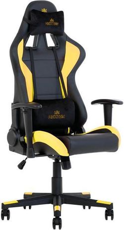 купить Офисное кресло Nowystyl Hexter ML ECO/01 negru/galben в Кишинёве 