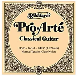 cumpără Coarda pentru instrument muzical D’Addario J4503 coarda sol pentru chitara clasica în Chișinău 