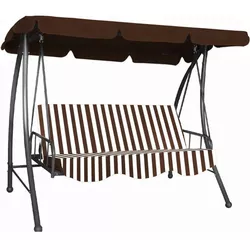 cumpără Mobilier pentru grădină Waltz C1077 Lefkada (Cafeniu cu dungi albe) în Chișinău 