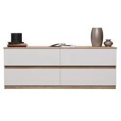 cumpără Comodă Bayro Harmony 1500x560x450 сонома фасад белый în Chișinău 