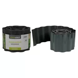 cumpără Decor ProGarden 27944 Gard decorativ pentru gradina Valuri 9m H10cm, gri în Chișinău 