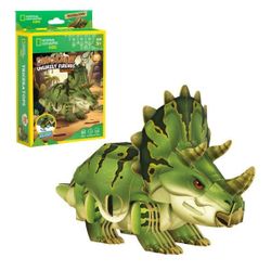 купить Конструктор Cubik Fun DS1168h Puzzle 3D Triceratops Calatorie in lumea dinozaurilor 61 elemente в Кишинёве 