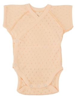 cumpără Haine pentru copii Minikin 25100562 Ажурный листик Боди р-р62, персиковый, девочка în Chișinău 