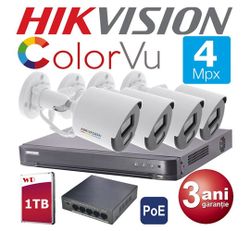 HIKVISION COLOR VU IP 4 МЕГАПИКСЕЛИ POE