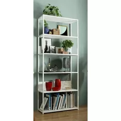 купить Офисный стеллаж Akord Loft 80 6P (White) в Кишинёве 