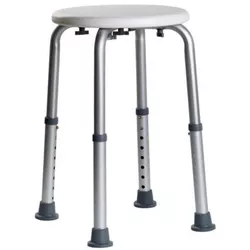 купить Сиденье для ванной и душа Bisk 07705 Scaun rotund PRO alb в Кишинёве 