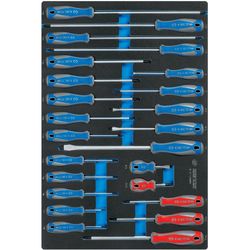 cumpără Șurubelniță King Tony 9-31124MRV отвертки крестовые, шлицевые и TORX 24 пр. (FOAM) în Chișinău 