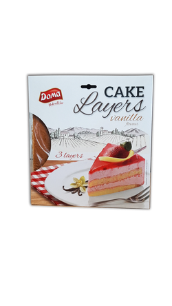 Коржи для торта со вкусом ванили 400г