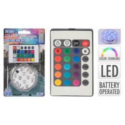 cumpără Accesoriu pentru piscină Promstore 53985 Lampa pentru basin 10 LED multicolora cu telecomanda în Chișinău 