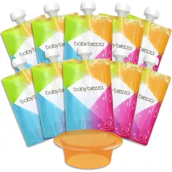 купить Посуда для кормления BabyBrezza BRZ00207 Pungi reutilizabile pentru pastrarea hranei (10buc) в Кишинёве 