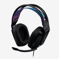Gaming Headset Logitech G335, 40mm drivers, 20-20kHz, 36 Ohm, 87.5dB, 240g. 3.5mm, Black