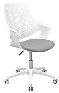 купить Офисное кресло Deco GEO M70-W White frame+Grey seat в Кишинёве 