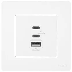 купить Зарядное устройство сетевое Moes TK-SR-EU-2C1A-30-WH-MS в Кишинёве 