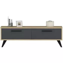 купить Тумба напольная для TV Trendy Melisa Safir, Antracit (GTR000358) в Кишинёве 