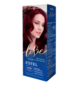 Vopsea p/u păr, ESTEL Love, 100 ml., 6/56 - Mahon