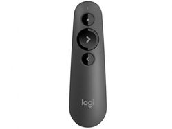 Presenter Logitech R500s, Class 2 Laser, Range: 20m, Bluetooth/2.4 Ghz, 1xAAA, Graphite