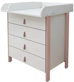 купить Комод-пеленатор Ingvart 90017041-3 Scandi Alb/Cappucino в Кишинёве 