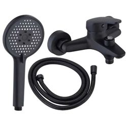 cumpără Baterie pentru cadă Hydro S Aquafix - 156, negru, cu para si furtun în Chișinău 