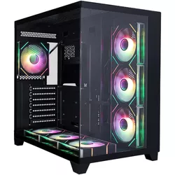cumpără Carcasă PC 1stplayer MV8-TP BLACK, ATX w/o PSU (MV8-TP-BK-3F7R-1F7) în Chișinău 
