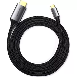 купить Кабель для IT Ugreen 50570 Type-C to HDMI 4K@60Hz Compatible with Thunderbolt 3 1.5M MM142, Gray в Кишинёве 