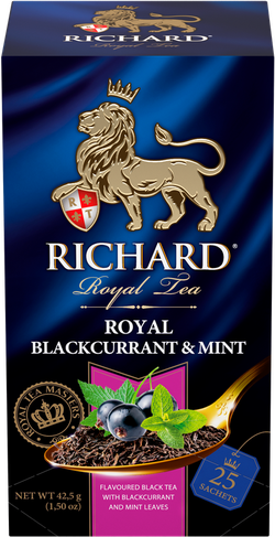 RICHARD ROYAL BLACKCURRANT & MINT 25pac