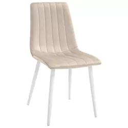 cumpără Scaun Deco DC-90P Denim Light Beige+White Legs în Chișinău 