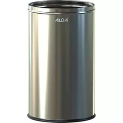 купить Урна для мусора Alda 18l, 40*24cm, inox satinat (608B) в Кишинёве 