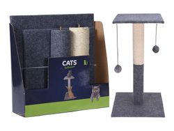 Игровой центр для кошек Cats: Стойка-когтеточка, полка, 2мяч
