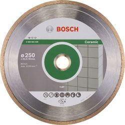 купить Диск отрезной Bosch 2608602539 Алмазный отрезной диск по керамике (ПУ) 250 мм в Кишинёве 